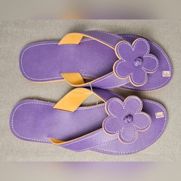 Purple Flower Sandals - Picture 5 of 8